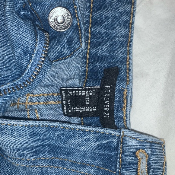 Forever 21 Distressed Denim Shorts - Picture 3 of 3